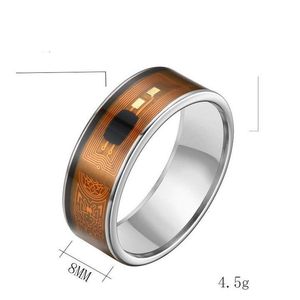 Thông minh <span class=keywords><strong>NFC</strong></span> kinh doanh Vòng 13.56MHz thời trang RFID vòng cho thẻ kinh doanh kỹ thuật số thanh toán kiểm soát truy cập Tương thích với IOS Android - Product Image 6