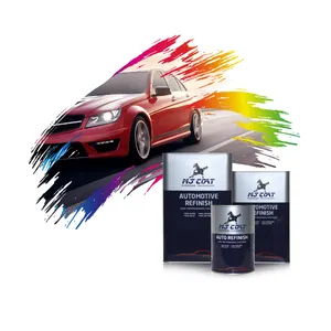 Laca acrílica para coche 2K, pintura automotriz, revestimiento superior de Color blanco, pintura para coche