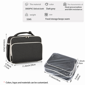 Sac à déjeuner <span class=keywords><strong>isotherme</strong></span> personnalisé avec logo pour <span class=keywords><strong>chantier</strong></span>, sac à déjeuner souple pour <span class=keywords><strong>chantier</strong></span> de construction, travail et usage quotidien - Product Image 5