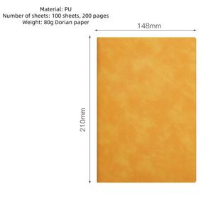 Cuaderno de PU A5 con Logotipo Personalizado, Cambia de Color, 200 Páginas, Papel Daolin de 80 g/m², Cubierta Personalizada, Diario de Oficina OEM para el Hogar - Product Image 4