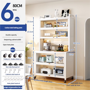 Organizador de Cocina Apilable que Ahorra Espacio con Puertas para un <span class=keywords><strong>Arreglo</strong></span> Eficiente de Utensilios y Vajilla - Product Image 5
