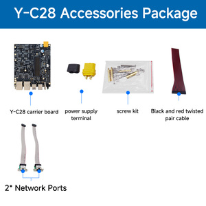 บอร์ดพัฒนา NVIDIA Jetson AGX Thor Carrier Board หน่วยความจำ 128GB 2070 FP4 TFLOPS Blackwell GPU Plink Y-C28 บอร์ดพัฒนา AI แบบฝังตัว Y-C28 NV - Product Image 6