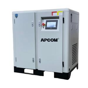 เครื่องอัดอากาศแบบสกรูไร้น้ำมัน APCOM 15kW ประสิทธิภาพสูง ระบบหล่อลื่นด้วยน้ำ ระดับเสียง ISO Class 0 เหมาะสำหรับห้องปฏิบัติการ - Product Image 1