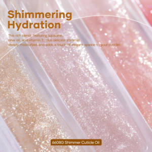 MissGel grosir Label pribadi Mini emas berkilauan kutikula minyak kustom tepat Roll-On revita Vegan Shimmer kutikula minyak - Product Image 3