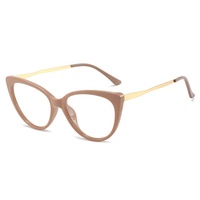 Monture de Lunettes Oeil de Chat Tendance 2026 TR90 Bloquant la Lumière Bleue, Monture Optique Rétro de Luxe pour Femmes et Dames