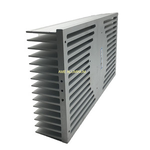 Özelleştirilmiş kare amplifikatör soğutucu yuvarlak ısı emici alüminyum radyal CNC işleme ile mevcut - Product Image 3