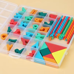 Jouets éducatifs classiques en bois, blocs d'apprentissage des nombres, puzzle en bois <span class=keywords><strong>arabe</strong></span> pour enfants - Product Image 6