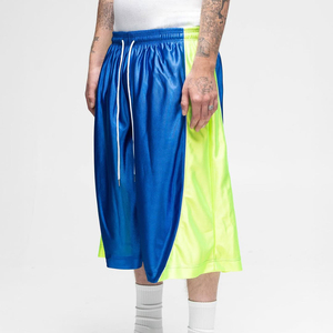 Pantaloncini Sportivi da Uomo in Poliestere, Asciugatura Rapida, <span class=keywords><strong>Bermuda</strong></span> Personalizzati, Streetwear Oversize, Pantaloncini Lunghi da Basket - Product Image 3