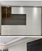 Panneaux plats en acier épais sur mesure, en aluminium/laine de roche, à structure alvéolaire, pour la construction d'entrepôts, panneaux muraux métalliques résistants au feu