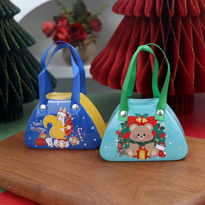 Mini Caja de Metal Personalizada para Dulces y Galletas con Diseño de Árbol de Navidad, Caja de Regalo de Hojalata para Navidad, Decoración 2026 - Product Image 5