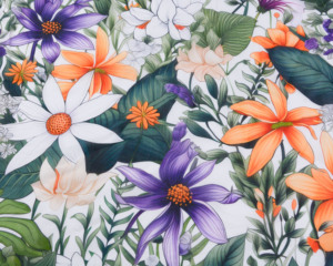 Impresión digital personalizada algodón japonés de alta calidad gasa impresa Floral tela sudanesa mujeres Toub Mauritania Melehfa suizo Total Somalí Dirac para boda - Product Image 2