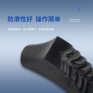 Fundas para bastones de senderismo Kaiga Horseshoe, color negro, accesorios para bastones de trekking para exteriores, agarre fuerte, antideslizante, absorción de impactos - Product Image 5