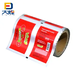 Pack vendita calda plastica salsa di pomodoro imballaggio alimentare Ketchup Roll Film per pasta