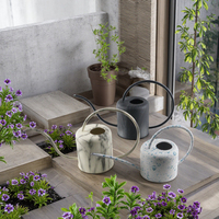2025 nouveau Design écologique 1400ml impression décorative pot d'eau marbre décalcomanie arrosoir