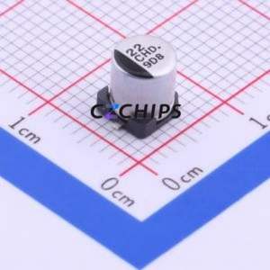 Condensateur électrolytique en aluminium SMD EEEHD1C220AR, SMD, D5xL5.8mm 22uF 20% 16V 39mA-120Hz - Product Image 1