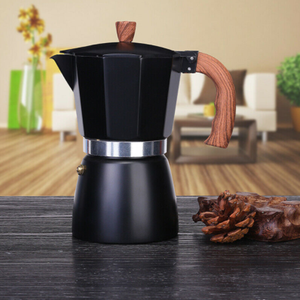 Cafetera expreso negra de aluminio con mango, herramientas de café, <span class=keywords><strong>3</strong></span>, 6 tazas - Product Image 3