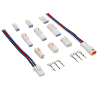 JST seri JWPF 2 3 4pin konektor Harness kawat steker Wanita otomatis tahan air