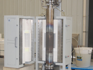 Lab 1000C dikey tüp fırın fiyat tübüler vakum elektrikli fırın fırın paslanmaz çelik boru uzunluk 300mm ısıtma bölgesi - Product Image 4