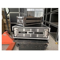 Boîtier de vol professionnel en aluminium à deux portes 2U/3U/4U antichoc/monocouche simplement équipé transportant une armoire d'amplificateur de stockage