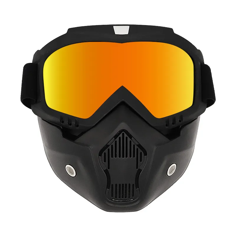 BunnyHi MJ002 Riding Helmet Glasses Motocross Bike Anti Fog Lens Protection Goggle with Detachable Face Shield