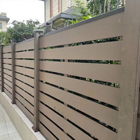 Kit de clôture WPC étanche 18 mm, réglable, résistant à la rouille, pour villa, hôtel, balcon, escalier, panneau de clôture résistant aux UV, antidérapant