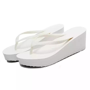 Mới đến chất lượng cao 6.5cm cao gót nêm phụ nữ PE duy nhất Dép <span class=keywords><strong>Flip</strong></span> <span class=keywords><strong>Flops</strong></span> - Product Image 2