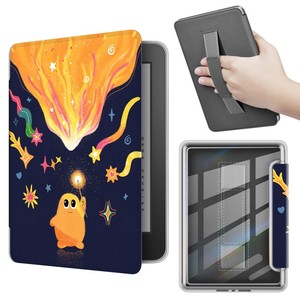 Étui personnalisé pour <span class=keywords><strong>Kindle</strong></span> Paperwhite avec poignée pour <span class=keywords><strong>Kindle</strong></span> Basic 11e génération 2022 2024 6 pouces, coque arrière transparente - Product Image 2