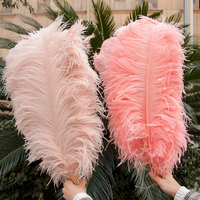 Hochwertige Straußen federn White Bulk 70-75 cm 28-30 Zoll große weiße Straußen federn für Party Karneval Hochzeits dekor