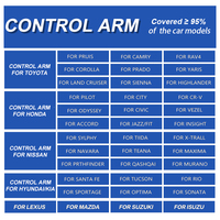 Piezas de automóvil delanteras de alta calidad directas de fábrica para BMW X5 X6 E70 E71 OE 31126776417 31126776418 31126776417 Kit de brazo de Control