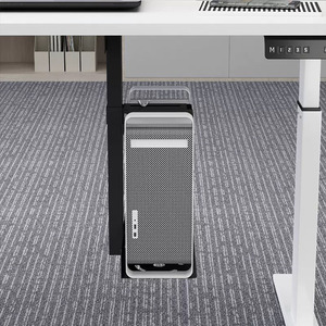 Support de CPU de bureau suspendu sous le bureau plateau suspendu support de boîtier d'ordinateur de bureau économie d'espace robuste - Product Image 2