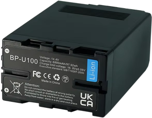 Литий-ионная аккумуляторная BP-U100 для Sony PMW-EX1/3/160/260/280/PXW-F3, 97/ч, 6800 мАч - Product Image 4