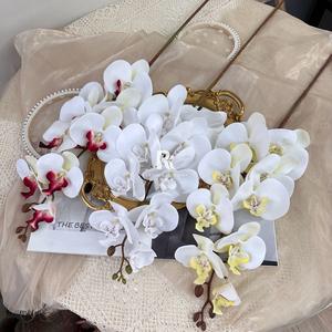 Tiges d'orchidées Phalaenopsis Artificielles Fleurs Branches Real <span class=keywords><strong>Touch</strong></span> Latex Phalaenopsis <span class=keywords><strong>9</strong></span> Grandes Fleurs 38 Pouces - Product Image 1