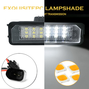 2 pièces HOPSTYLING pour 911/Cayman/Cayenne/Macan, éclairage de plaque d'immatriculation LED - Certifié E-mark 12V Aluminium - Product Image 6