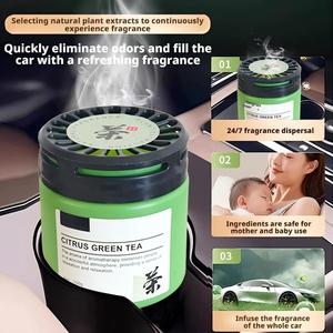 Tendance 2026 – Désodorisant liquide pour voiture en grande bouteille de verre, prix usine, design moderne « Poppy » pour voitures - Product Image 3