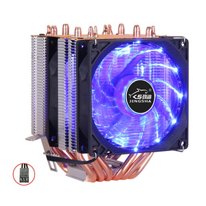 6 Heatpipes RGB CPU Cooler Tản Nhiệt Im Lặng PWM 4PIN 130W Đối Với Intel LGA 1150 1151 1155 1200 1366 2011 X79 X99 AM3 <span class=keywords><strong>AM4</strong></span> Ventilador - Product Image 1