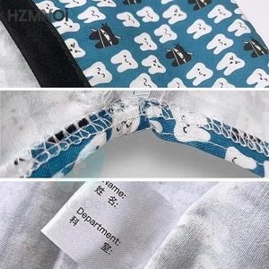 Casquette chirurgicale ajustable à nouer, bonnets d'infirmière en coton imprimé pour cliniques dentaires, salons <span class=keywords><strong>de</strong></span> <span class=keywords><strong>beauté</strong></span> et hôpitaux - Product Image 4