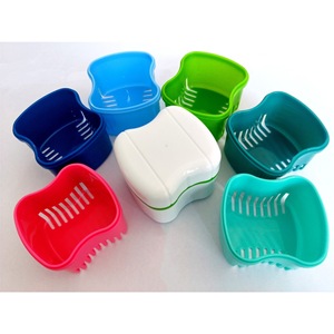 Gonghua <b>Denture</b> Case Blue White Storage <b>Box</b> For Adult Oral Care Equipment - Product Image 2