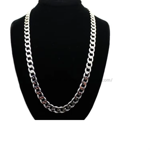 Collier, chaîne écologique, collier simple style hip-hop, largeur 12 mm, longueur 80 cm, chaîne de cou Tanjing Fashion - Product Image 2