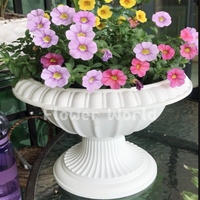 Pots en plastique élégants européens, vase à fleurs en colonne, centre de table de mariage, supports à fleurs en pilier, jardinière de porche, décoration de la maison