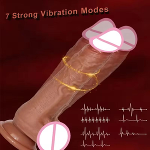 All'ingrosso Dildo vibrante di riscaldamento da 7.87 pollici con telecomando G stimolazione Spot vibratore Dildo per le donne - Product Image 3