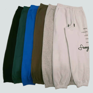 <span class=keywords><strong>Pantaloni</strong></span> da jogging da <span class=keywords><strong>donna</strong></span> casual in pile <span class=keywords><strong>con</strong></span> stampa e ricamo, vita elastica, fronte piatto, traspiranti ed ecologici, <span class=keywords><strong>con</strong></span> polsini - Product Image 1