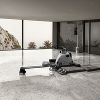 Rameur pliable multifonctionnel XINRUI pour la maison, équipement de gym, résistance magnétique interne de 5 kg, capacité de 150 kg, écran LED, durable, certifié CE