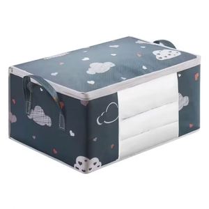 Home Closet Blanket Storage Organizer Bag <b>Large</b> Capacity Non-woven Fabric Quilt Storage Bags for Clothes - Product Image 1