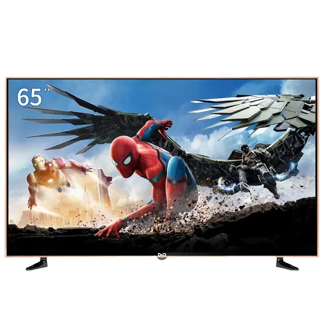 read to ship 65 inch 1+8G super big size 4K F hd tv Smart LED TV with Android system support WIFI smart tv televisor