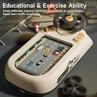 Jeu de société de course automobile simulée avec sons interactifs, jouet de simulation de course automobile, aventure de course automobile pour enfants de 3 ans et plus, cadeaux