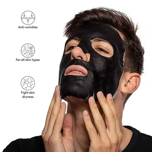 Máscara facial vegana orgánica coreana para hombre, máscara de esquí hidratante con logotipo personalizado para el cuidado de la piel, exclusiva para hombres - Product Image 3