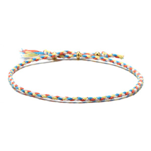 <span class=keywords><strong>Bracelet</strong></span> avec corde en <span class=keywords><strong>fil</strong></span> <span class=keywords><strong>de</strong></span> <span class=keywords><strong>soie</strong></span> pour femmes, bijou fait main, fin et réglable, à la mode, noir, bleu - Product Image 3