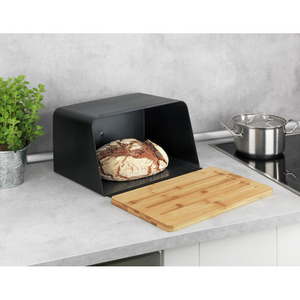WENKO Brotkasten Kubo Schwarz - Product Image 2
