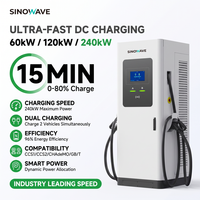 Station de recharge rapide pour véhicules électriques (VE) à courant continu, double pistolet de charge, montée au sol, la plus vendue, fournie directement par l'usine