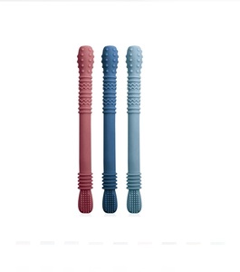 Mordedor de Silicona Natural No Tóxico para Bebés, Juguete Sensorial Largo para Bebés, Mordedor Seguro para Calmar las Encías - Product Image 2